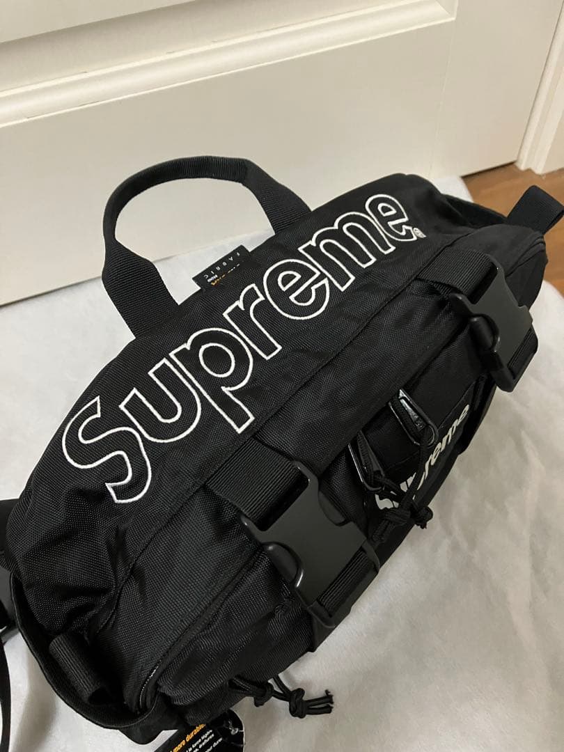シュプリーム 19FW ウエストバッグ ブラック