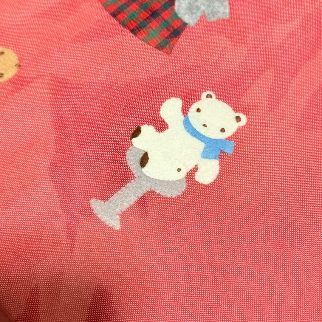 ファミリア デニムバッグ レッド 手刺繍 気になるあの子 手さげカバン