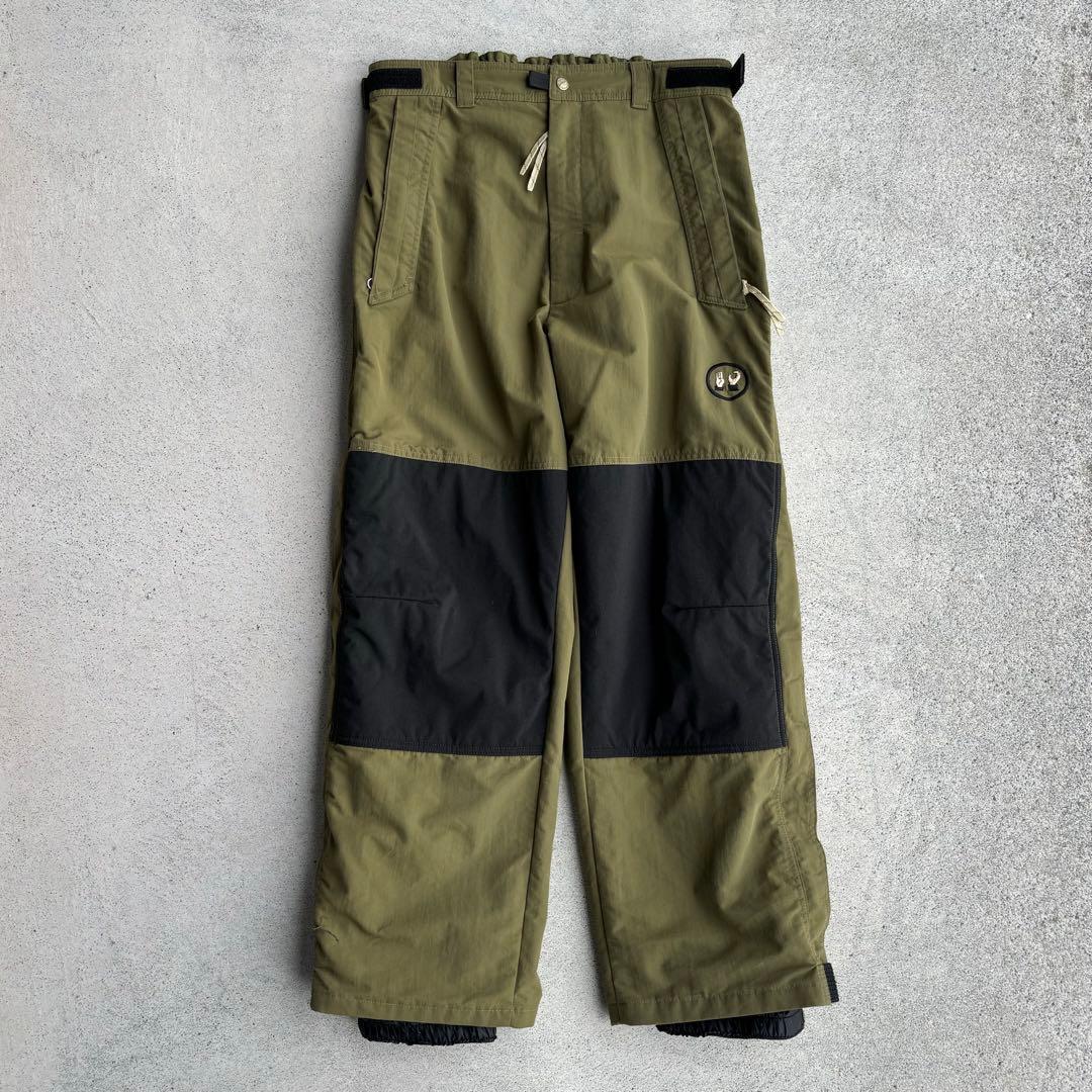 USA製 90s 古着 スキーウェア ナイロンパンツ スノーボード ギミック