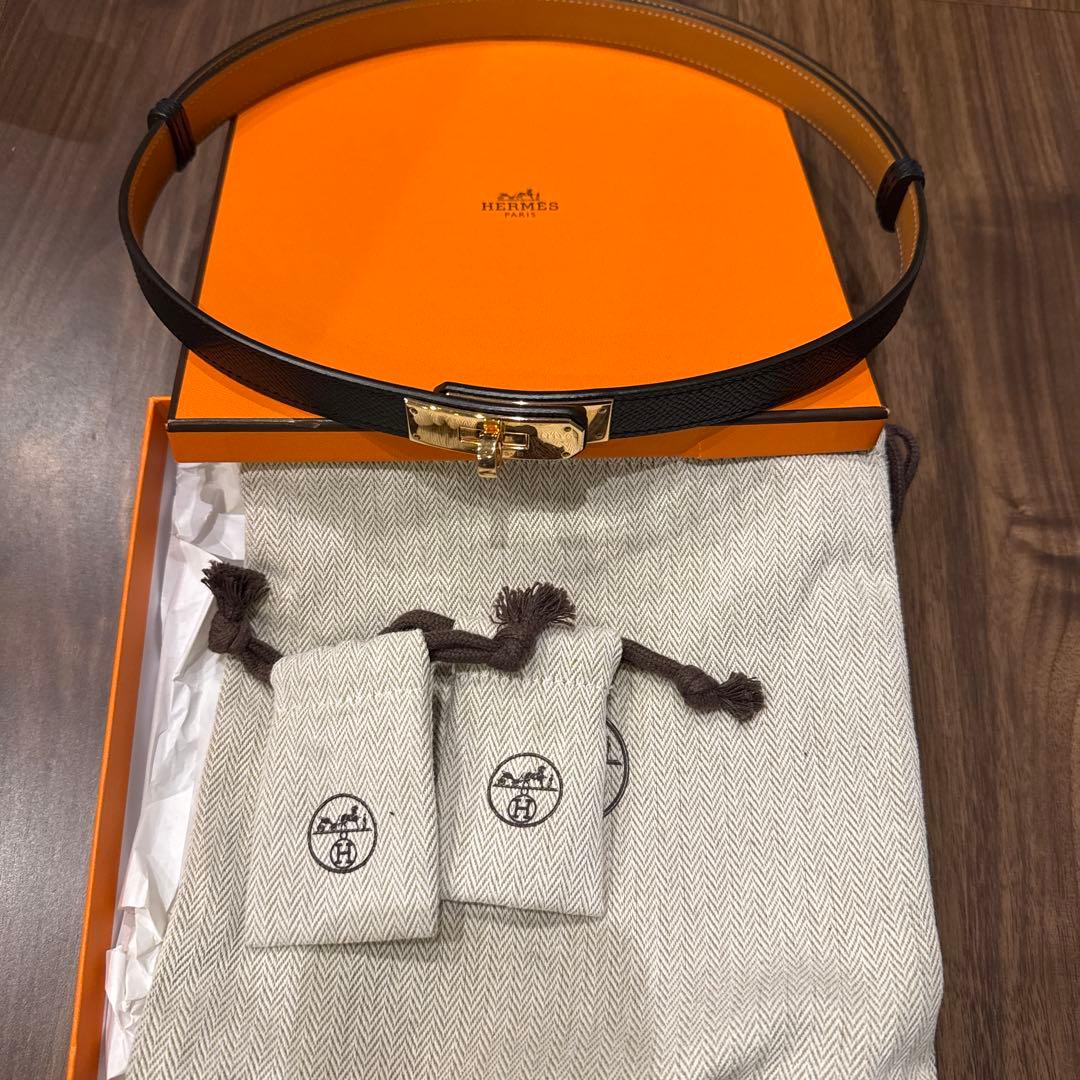 エルメス ベルト（ケリー） 18mm 黒