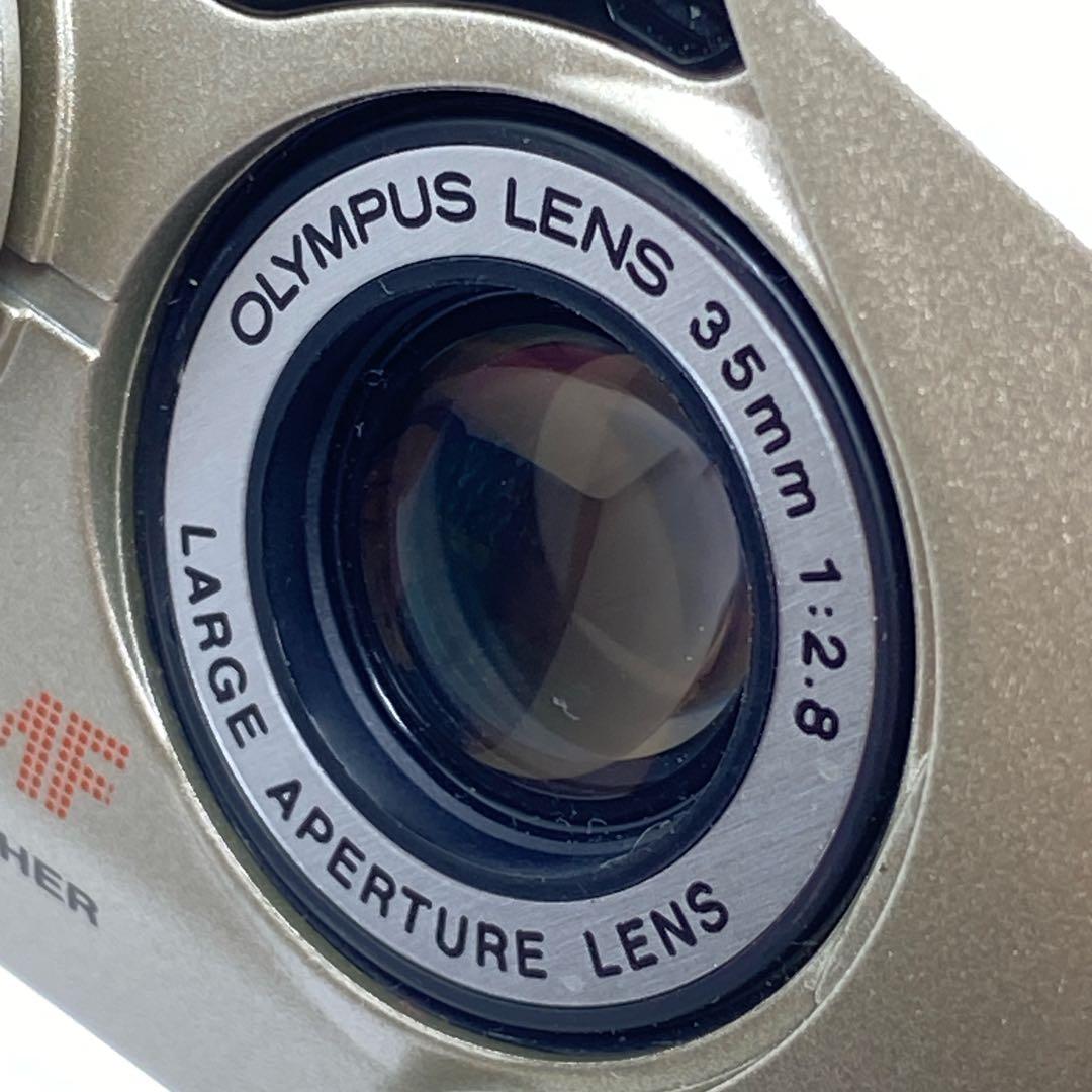 外観綺麗オリンパス μ-II シャンパンゴールド OLYMPUS　ミュー II