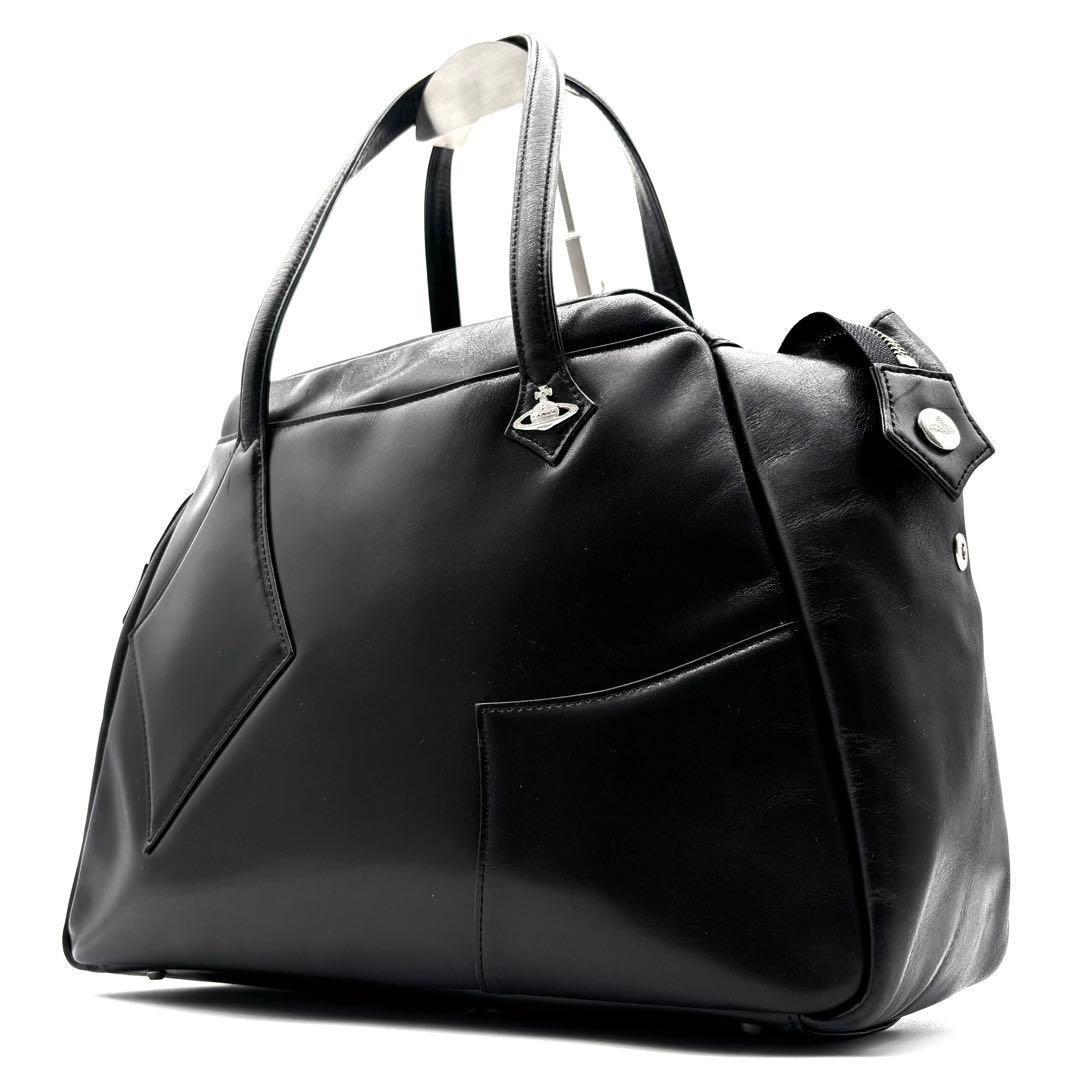 美品 ヴィヴィアンウエストウッド トートバッグ ボストンバッグ レザー オーブ