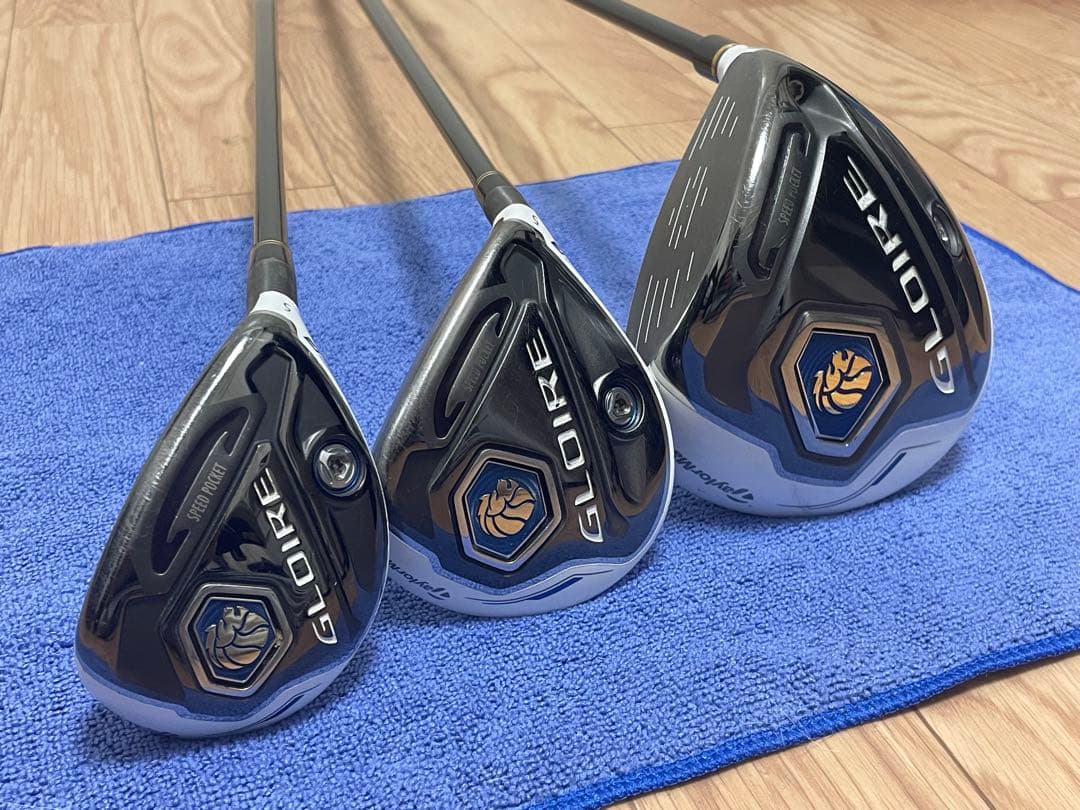 【名器】テーラーメイドグローレF 1W5W5U 3本セット+レンチ&純正シャフト