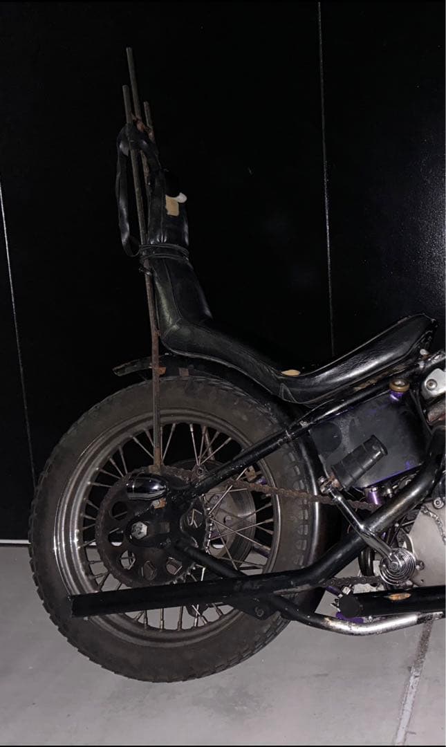 ハーレー リジッドフレーム用 キング＆クイーンシート ナックル パン ショベル