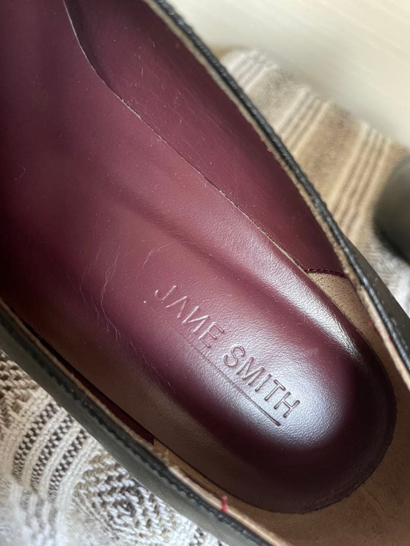 超美品！JANE SMITH 黒レザーオープントゥ ヒールパンプス 37