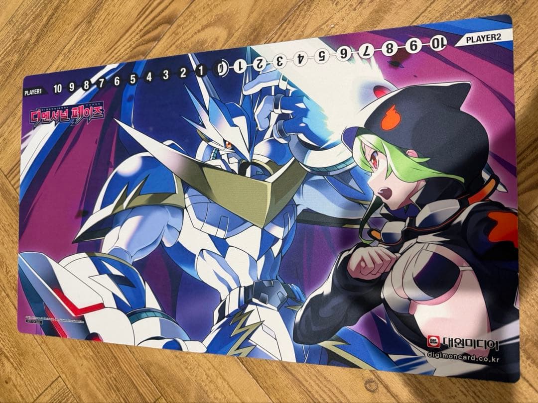 アルフォースブイドラモン 四ノ宮リナ プレイマット 韓国限定