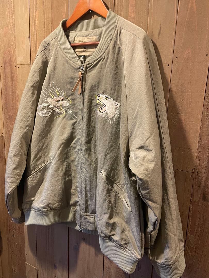 ナイロン スカジャン（虎×龍）