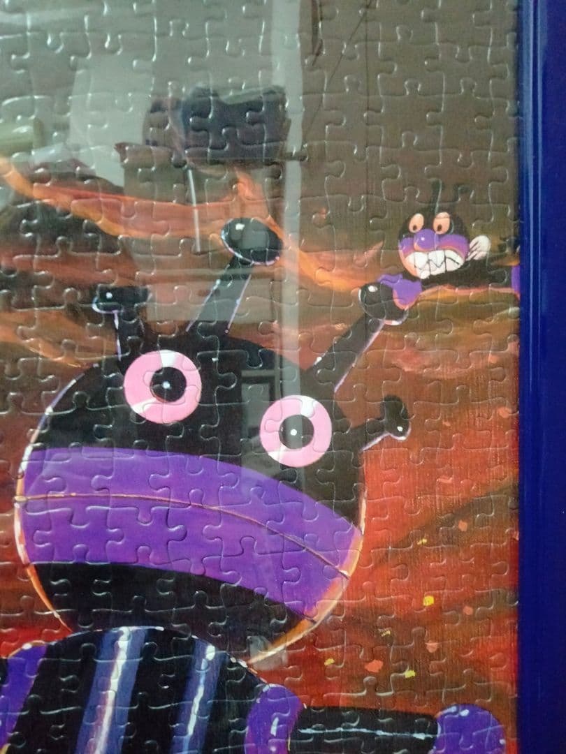 完成品 燃えるだだんだん ジグソーパズル やなせたかしオリジナル原画