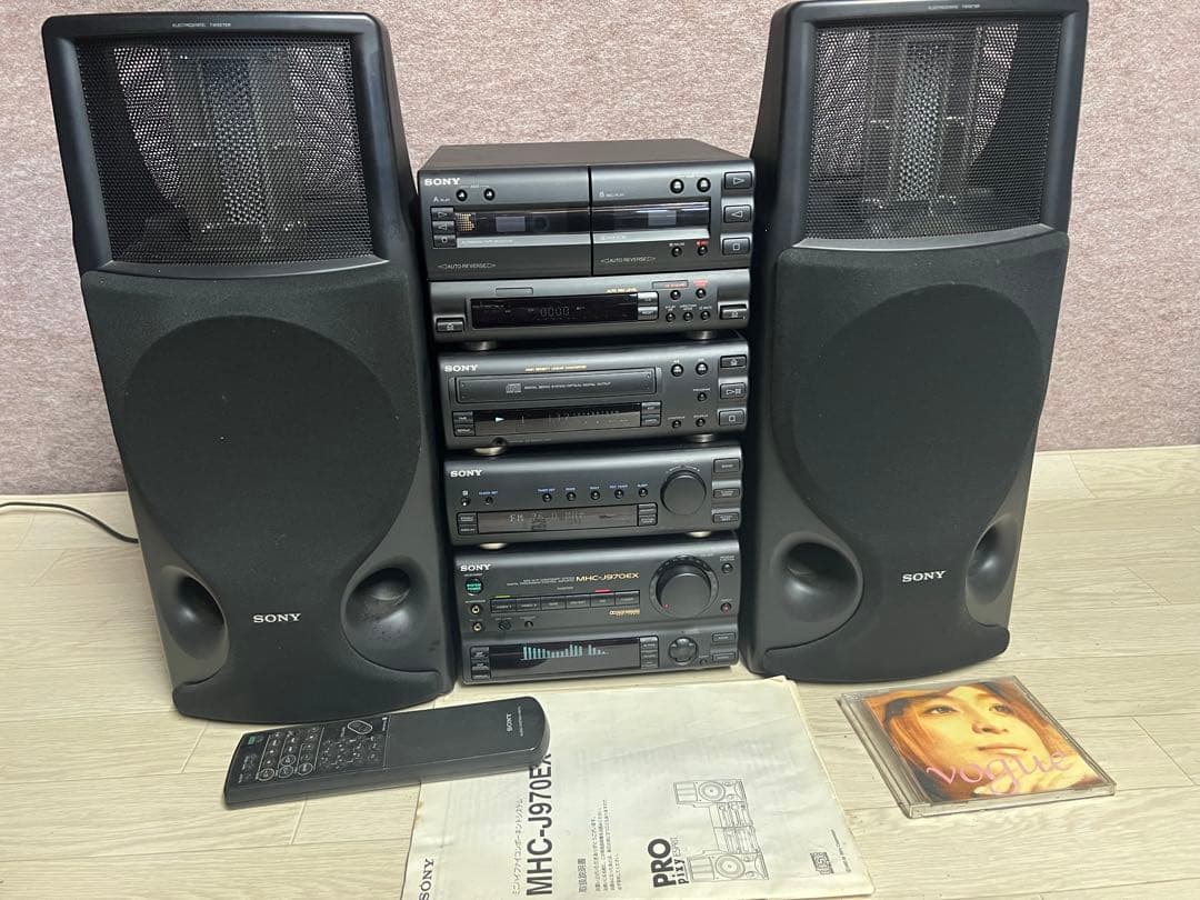 SONY システムコンポ MHC-J970EX 中古動作品メンテナンス済み