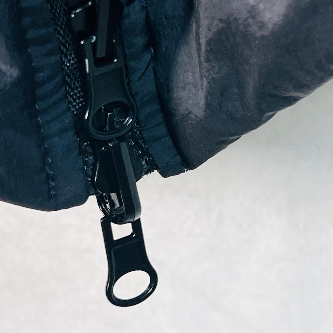 【タトラス】ダウンジャケット L 訳あり リアルファー リバーシブル 黒