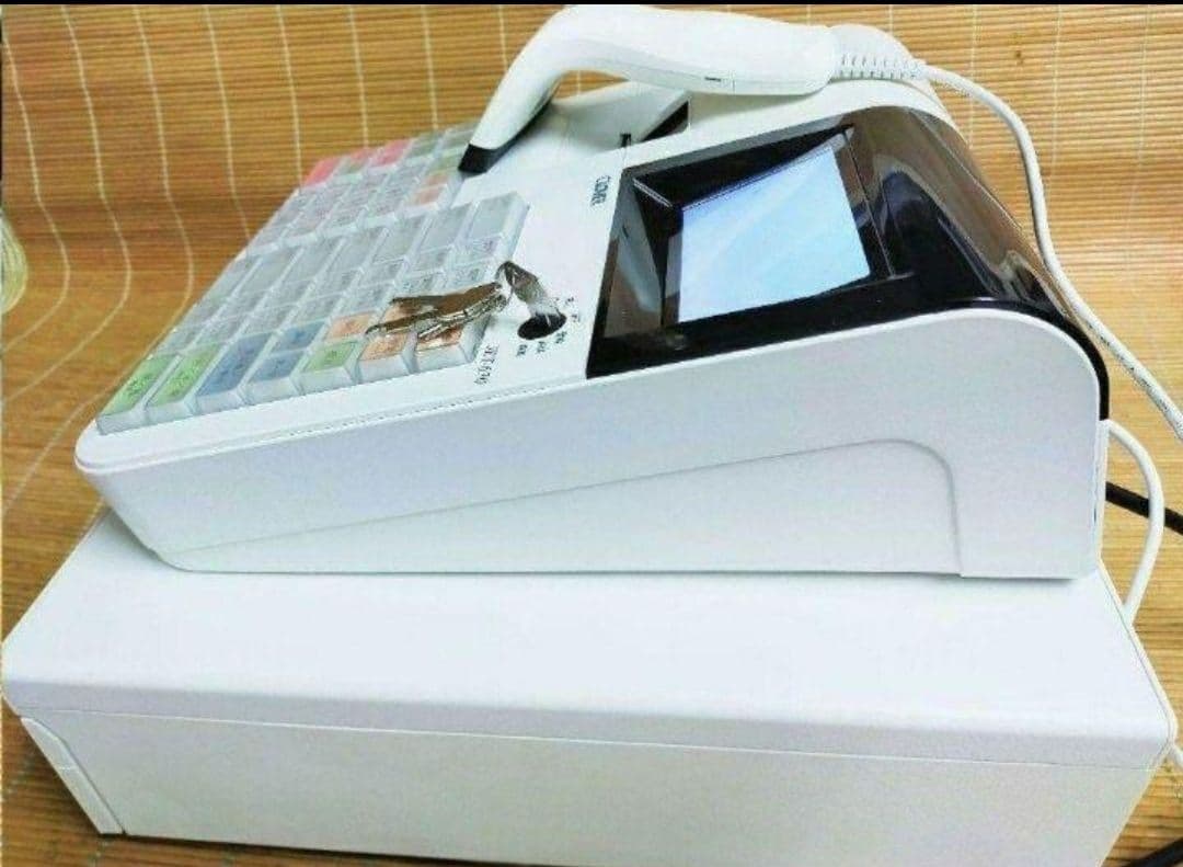 クローバーレジスター JET-670スキャナ付き　PC連携送料込2501270