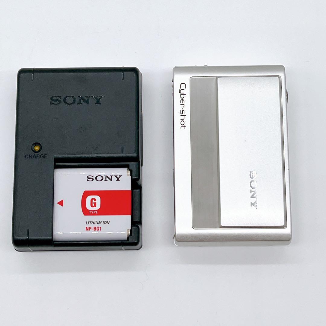 【希少】SONY サイバーショット DSC-T20 シルバー コンデジ オールド
