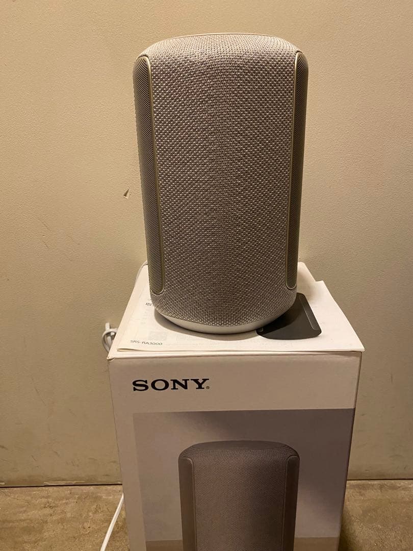 美品　SONY ワイヤレススピーカー ライトグレー SRS-RA3000