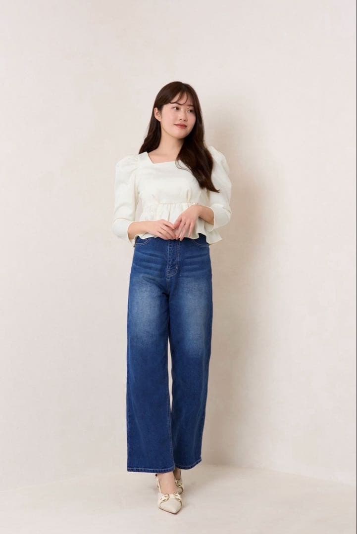 パンツ Milano Wide-Straight Jeans herlipto 24