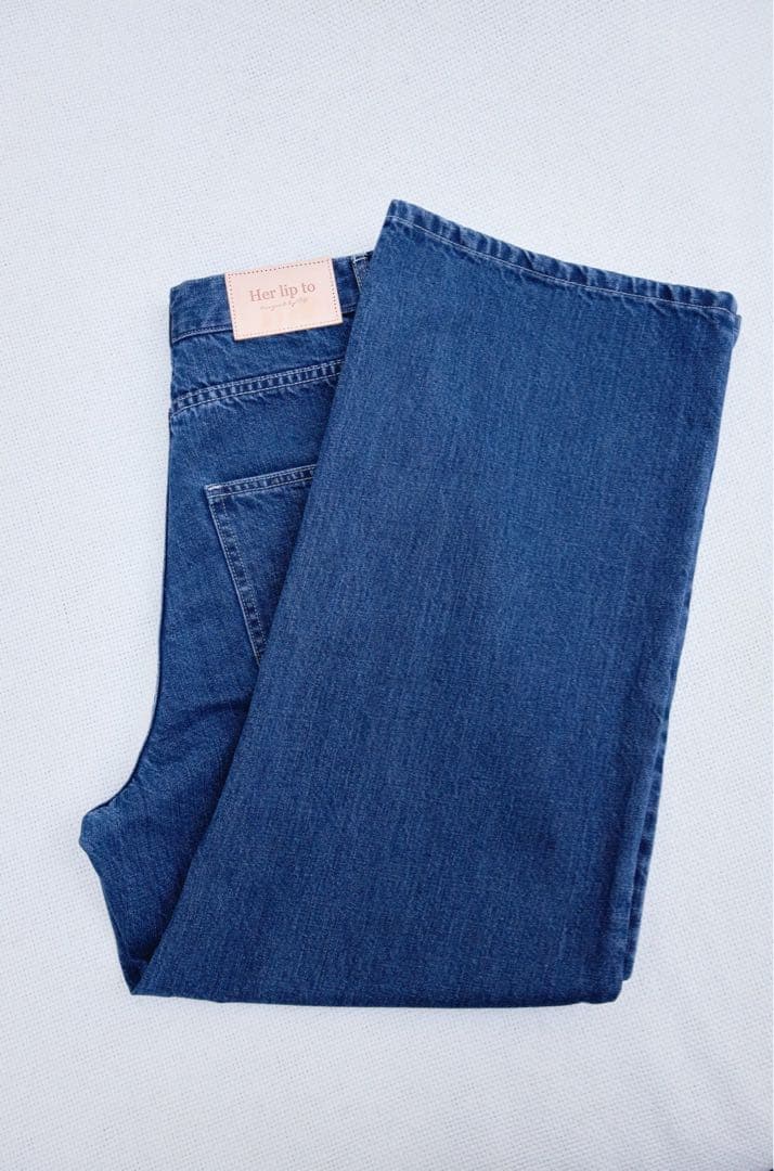 パンツ Milano Wide-Straight Jeans herlipto 24