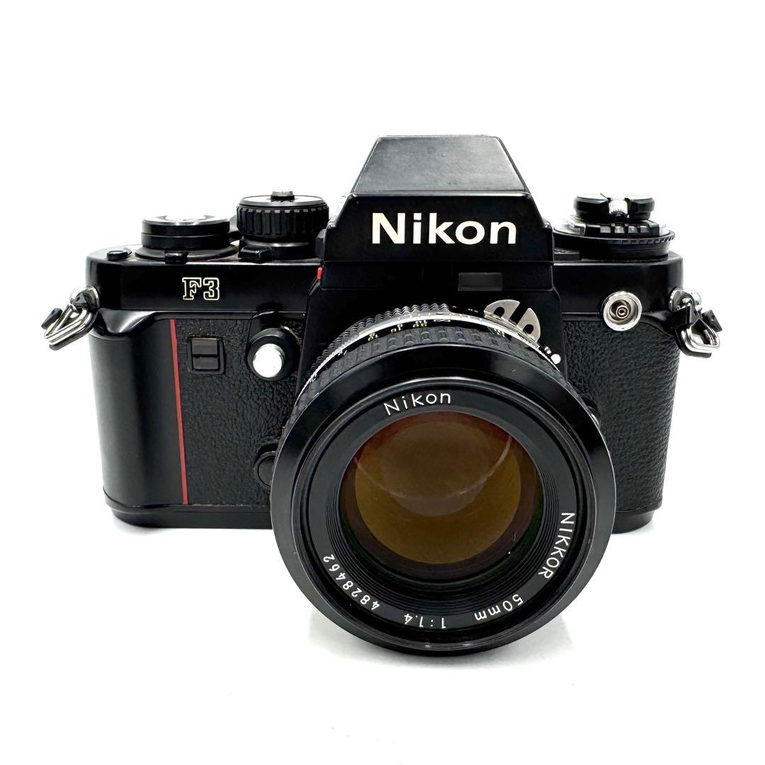 美品 Nikon F3 単焦点レンズ付き 50mm フィルムカメラ