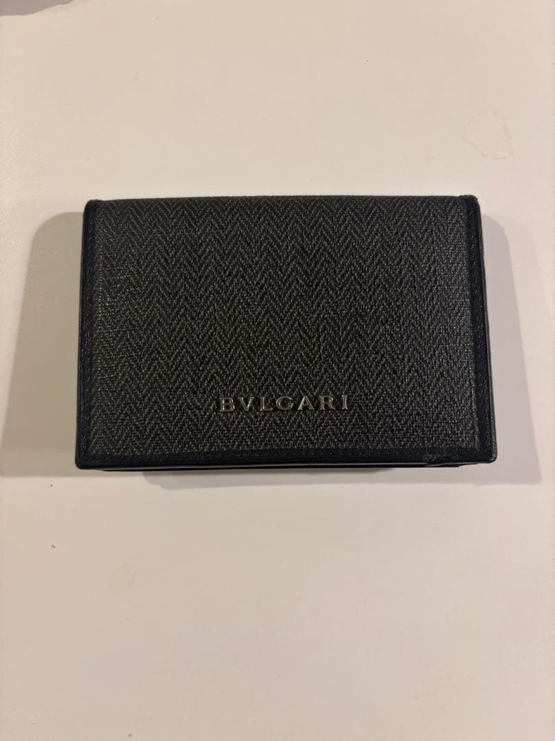 BULGARI ブラック 名刺入れ