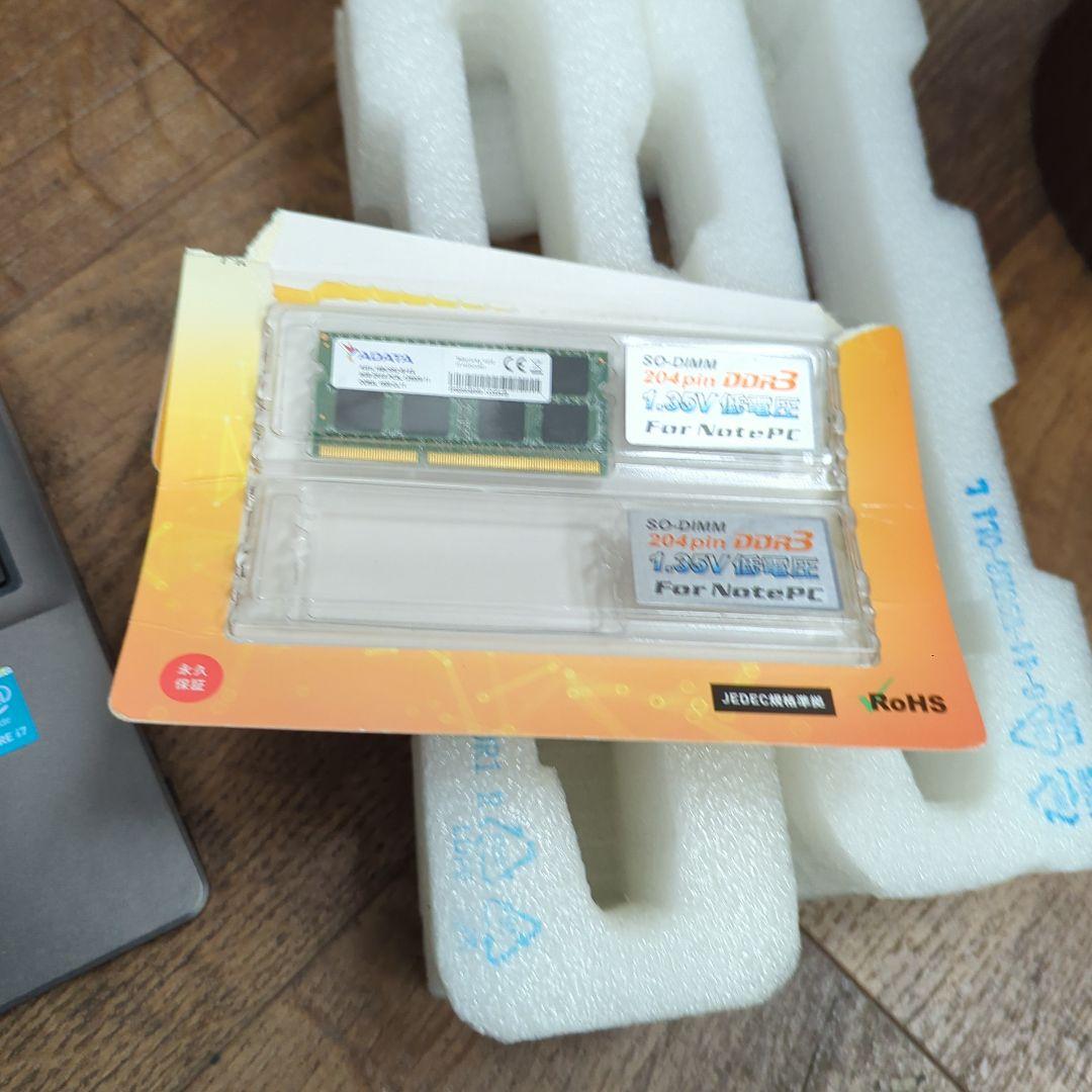 MouseComputer Corei5 メモリ16GB SSD512GB初期化