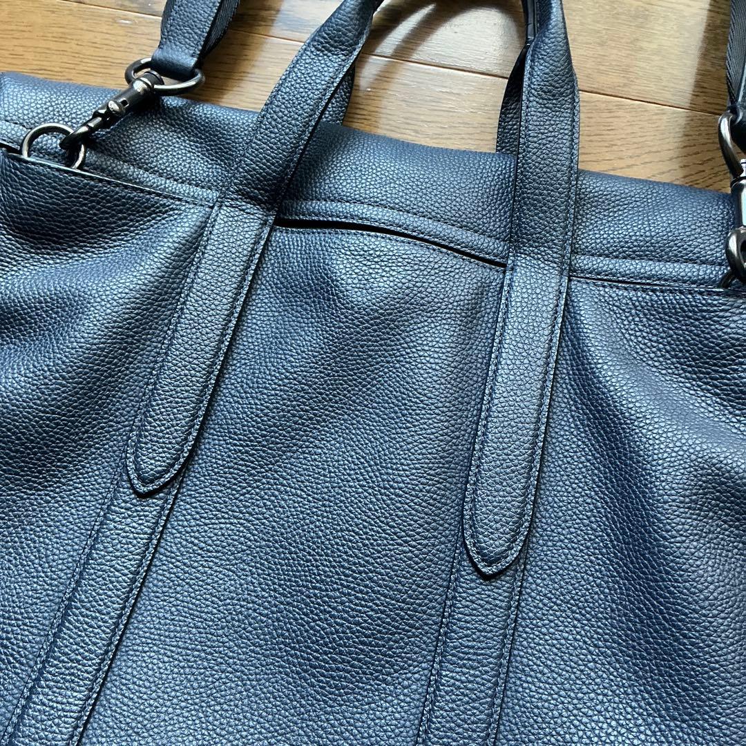 COACH コーチ　ネイビー ビジネスバッグ