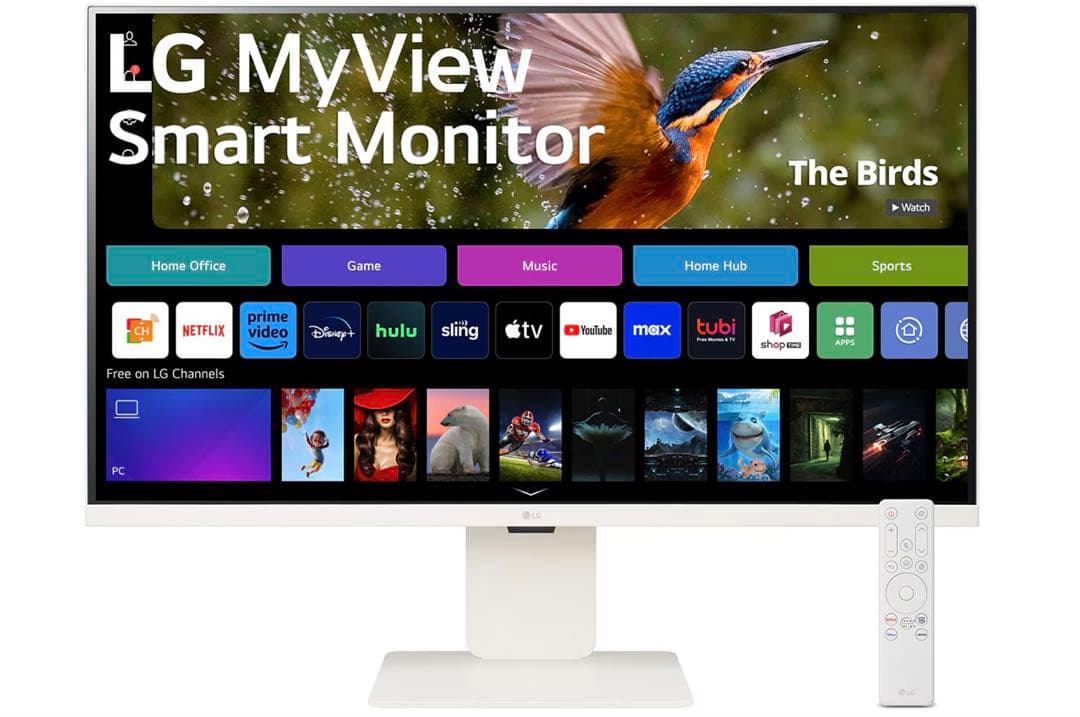 【４K32インチ】液晶LGスマートモニター/YouTube等VODアプリ標準搭載
