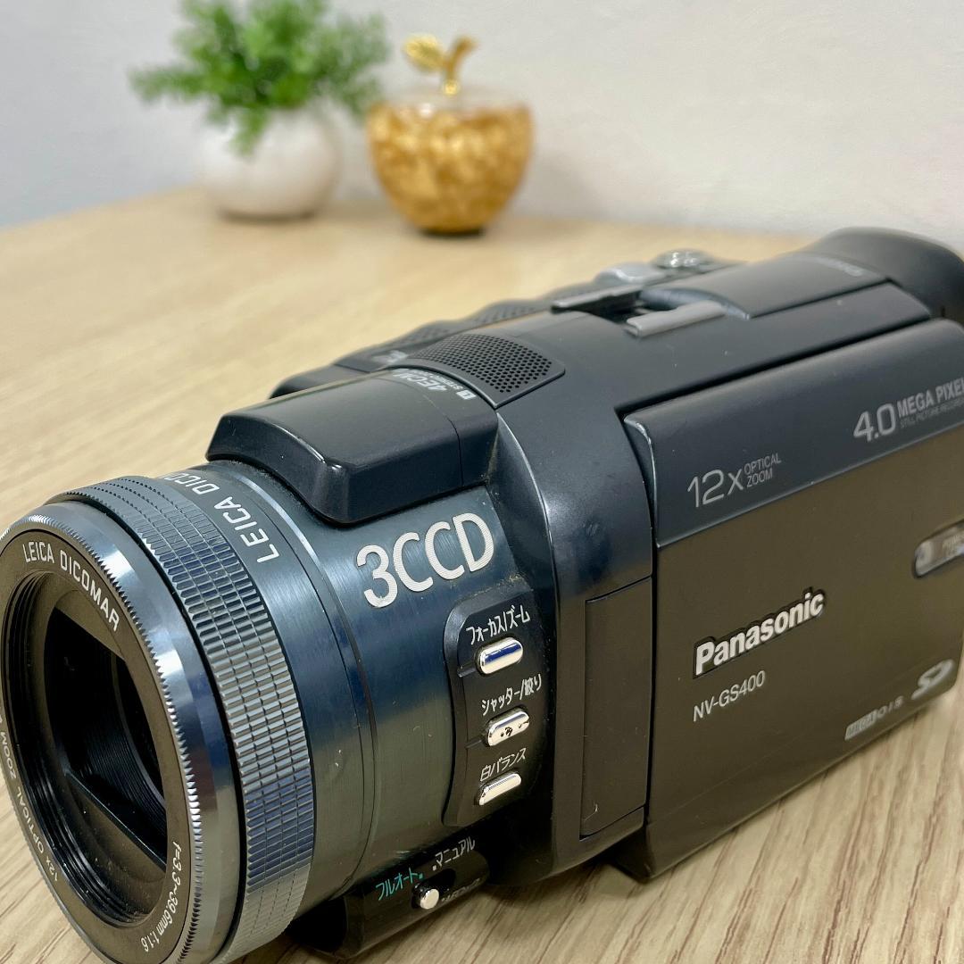 ◆Panasonic◆NV-GS400◆ブラック◆動作品◆付属品多数◆希少◆