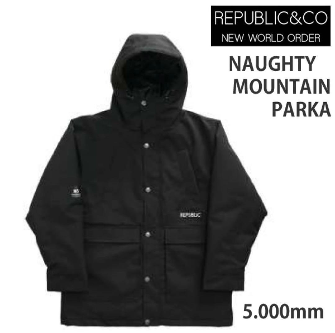 スノーボード REPUBLIC&CO NAUGHTY MOUNTAIN PARKA Black