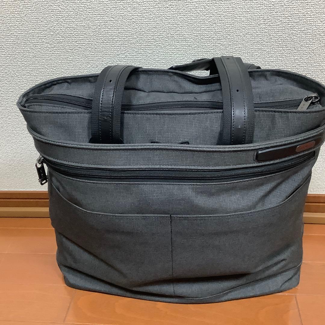 TUMI ビジネスバッグ グレー トート