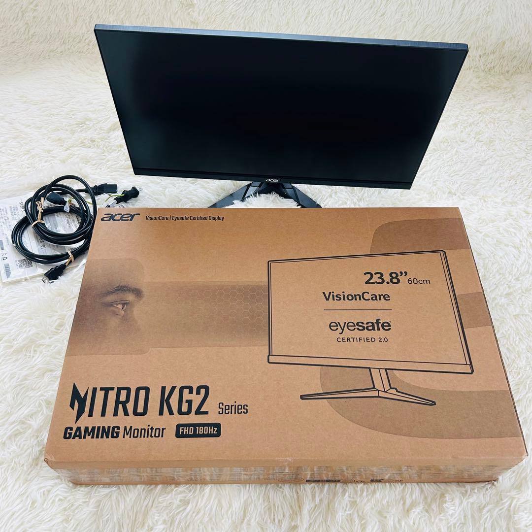 日本エイサー Acer ゲーミングモニター 23.8インチ フルHD 180Hz