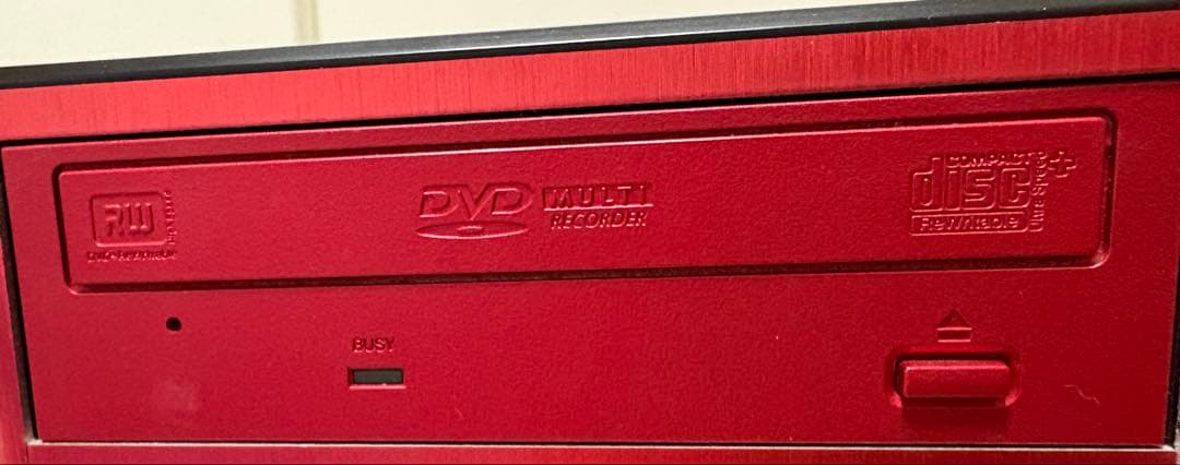 Faith パソコンケース PCケース 赤 レッド Red