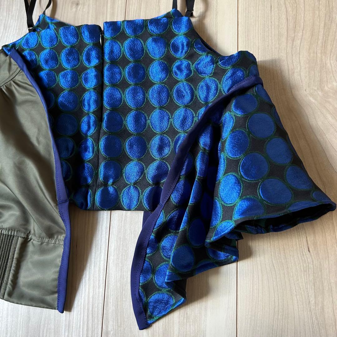 訳あり＊UN3D.【定価3.7万】ジャカードミックスキャミソール