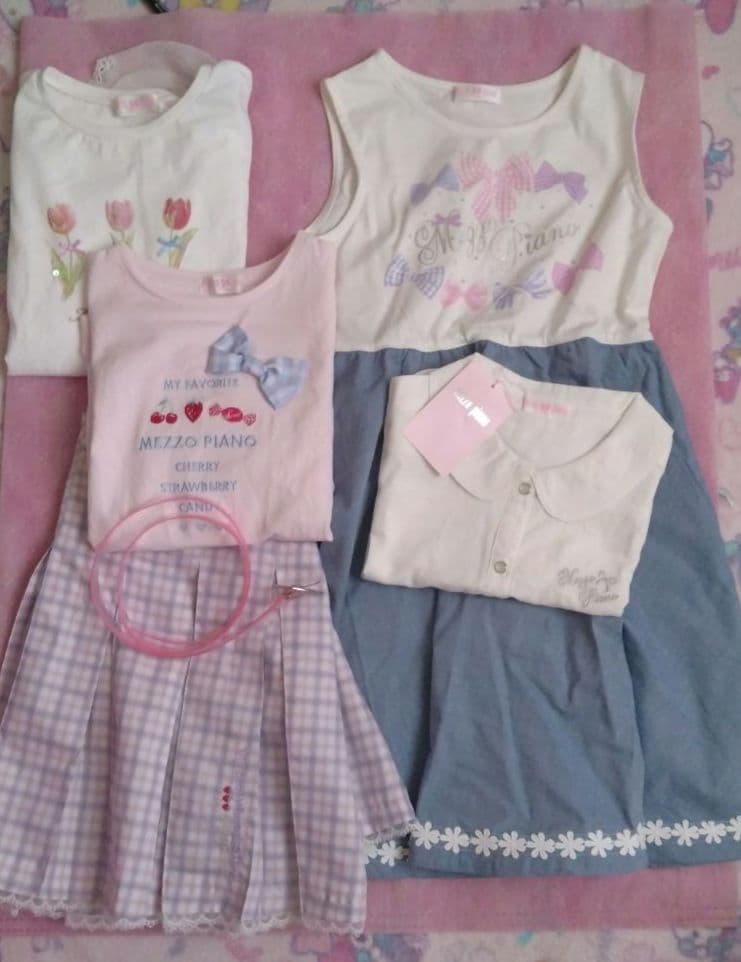 中古　メゾピアノ　トップス　スカート　ワンピース　130 140