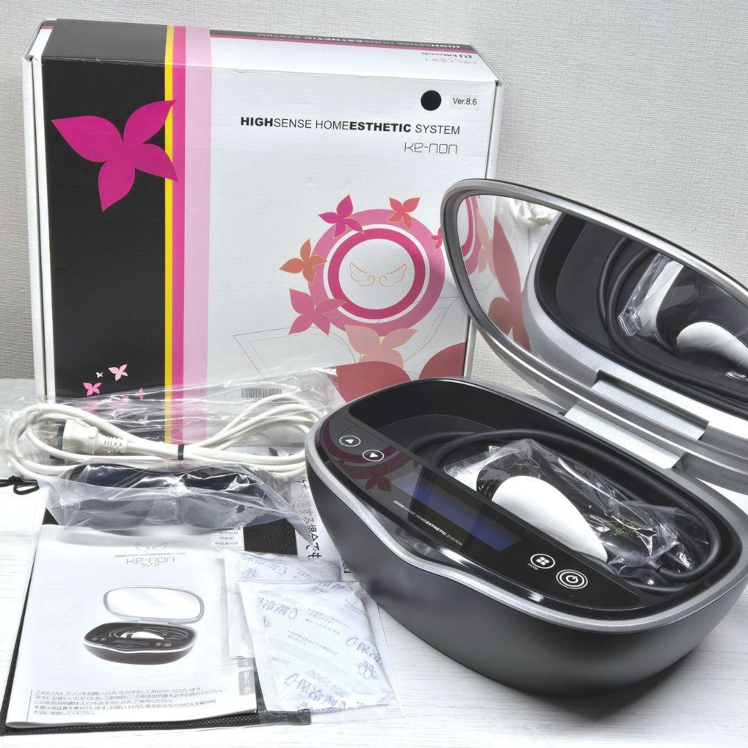 【ほぼ未使用/付属品完備】脱毛器 ケノン Ver 8.6 マットブラック