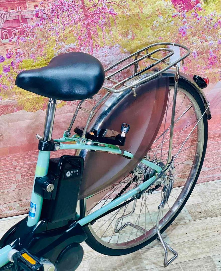 K2904 電動自転車パナソニック ママチャリ26インチ 8Ah 送料無料