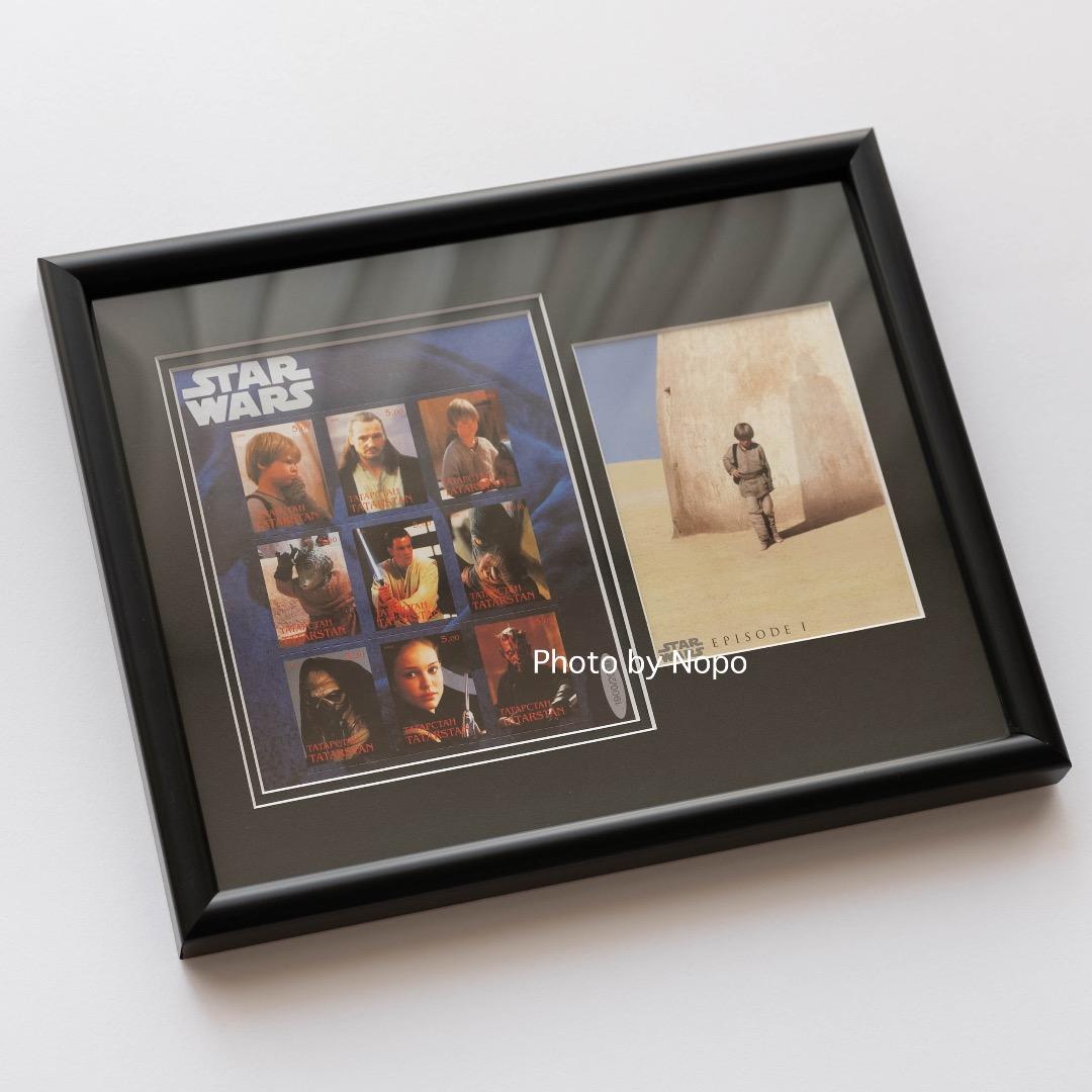 【レア】スターウォーズ エピソード1　額装切手シート starwars 洋画映画