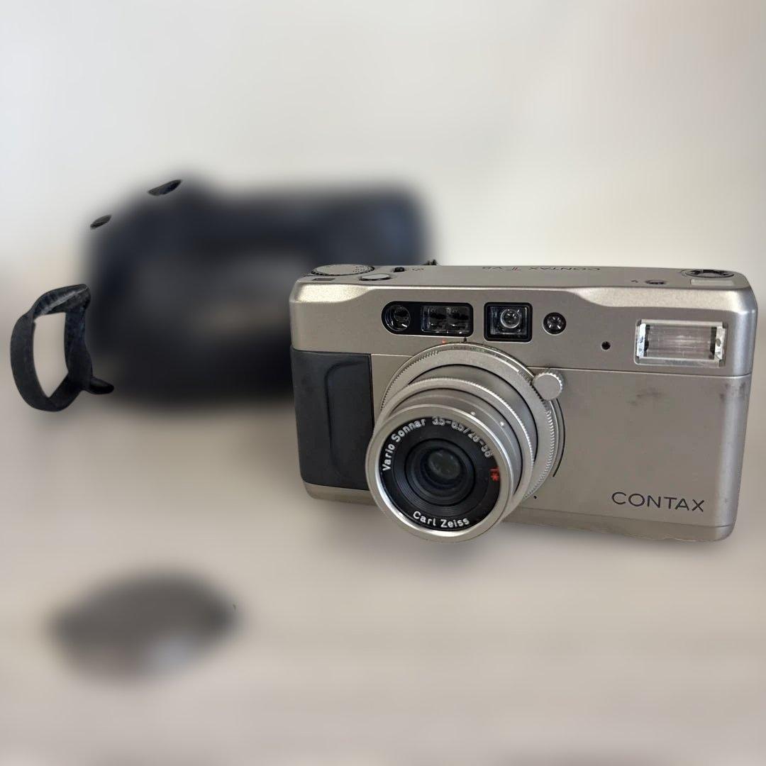 CONTAX コンパクトカメラ Carl Zeissレンズ　TVS ジャンク品