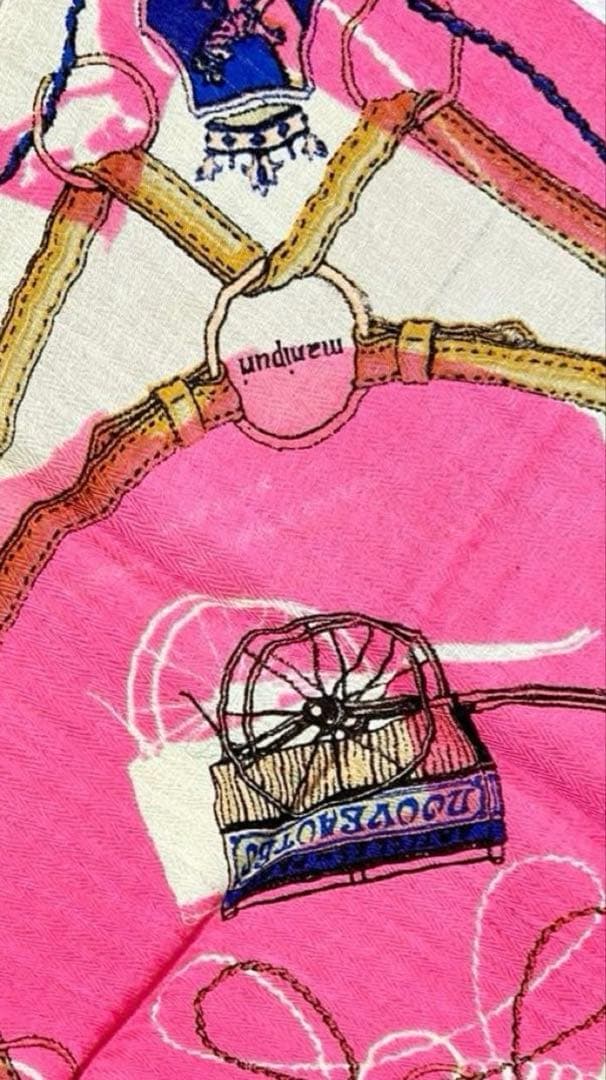 新品未使用manipuri コラージュカートリネンコットンシルク