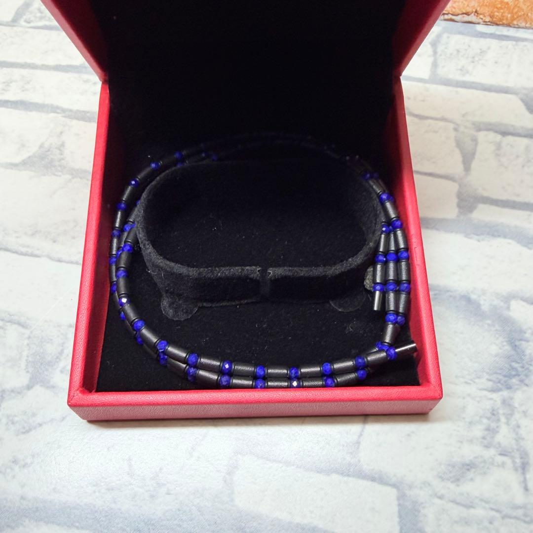 【極美品】コアフォースループ ラピスラズリ CFL70 ブレスレット ブルー