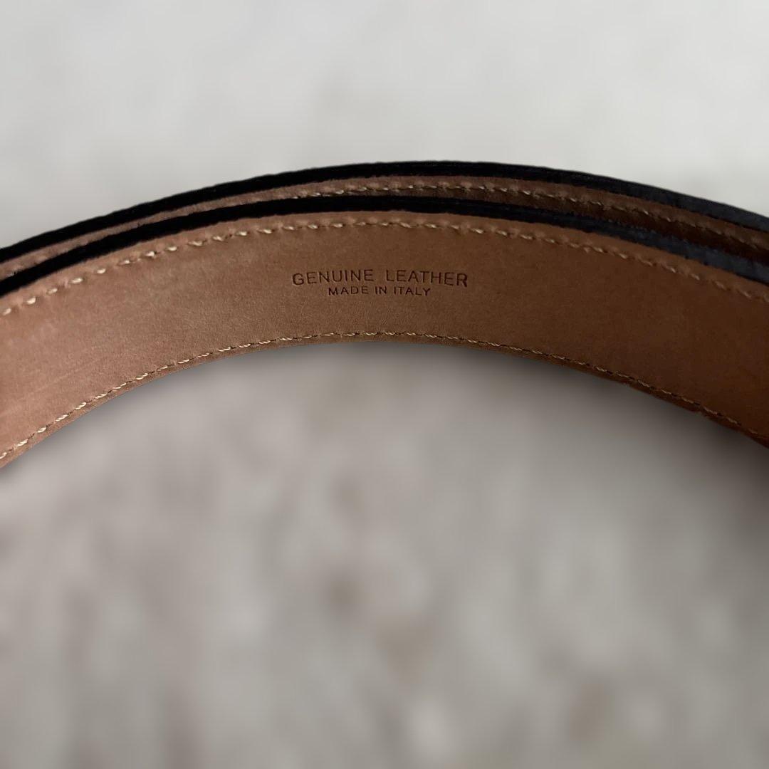 【値下げBEAMS】 ディノマッティア ビームス別注スタッズ ナローレザーベルト