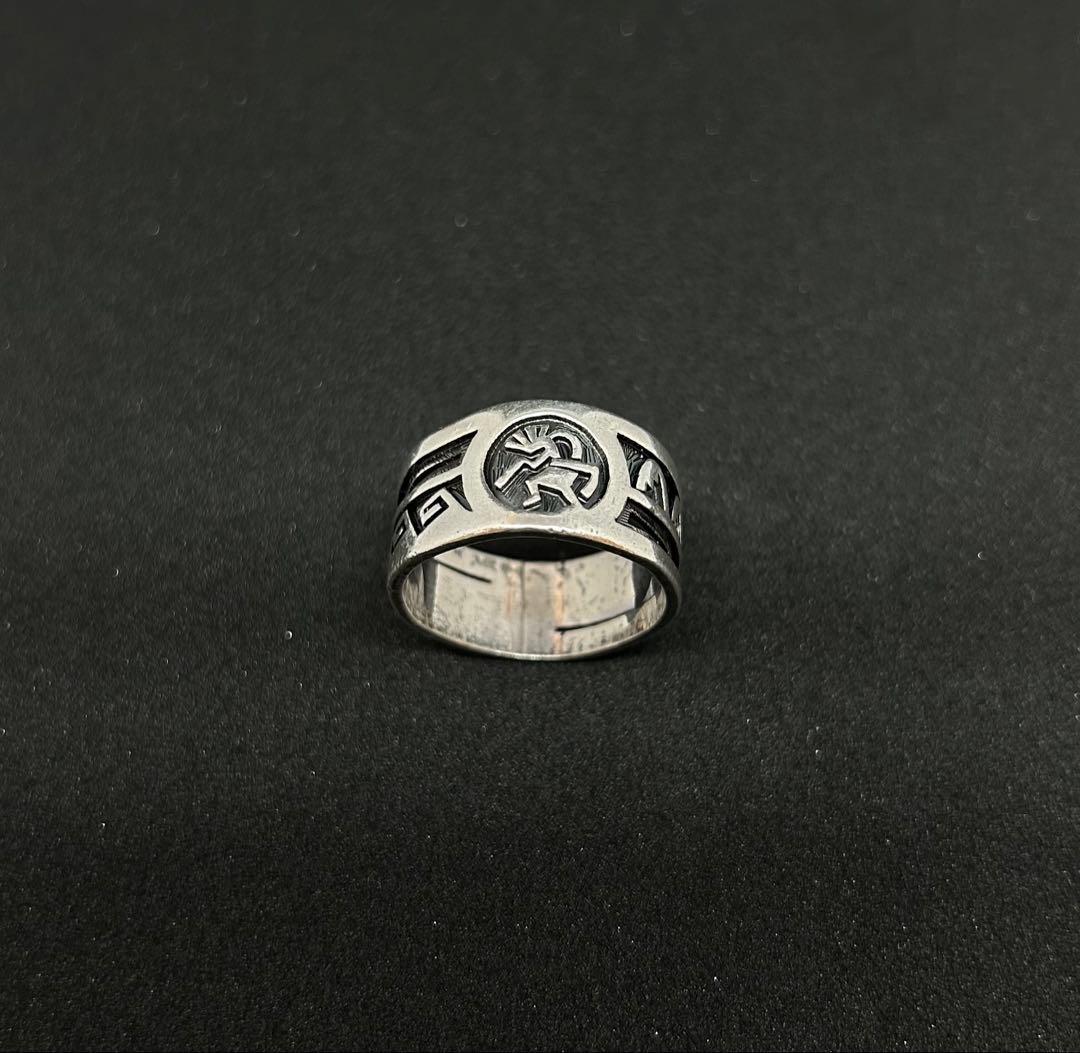 ホピ族Lucion Koinva ルーションバ　21号オーバーレイリング