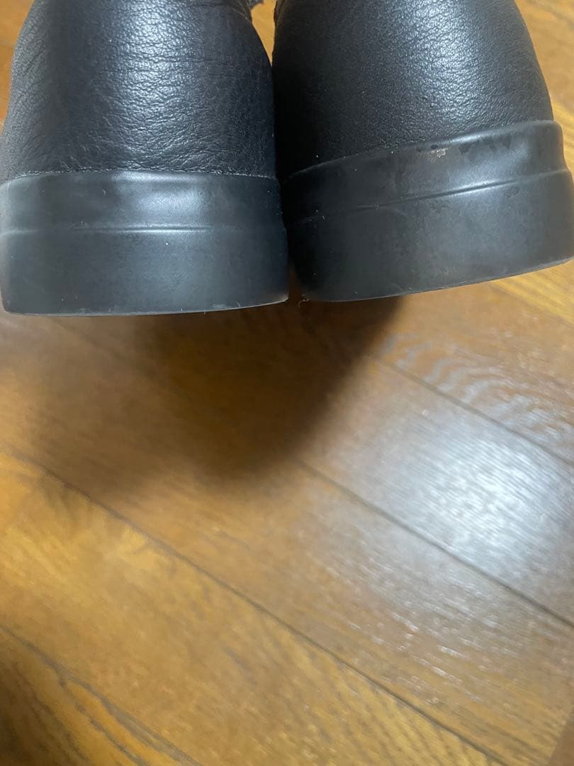 美品♡MUJI Labo CAMPERレザーローカットスニーカー 23.5cm黒