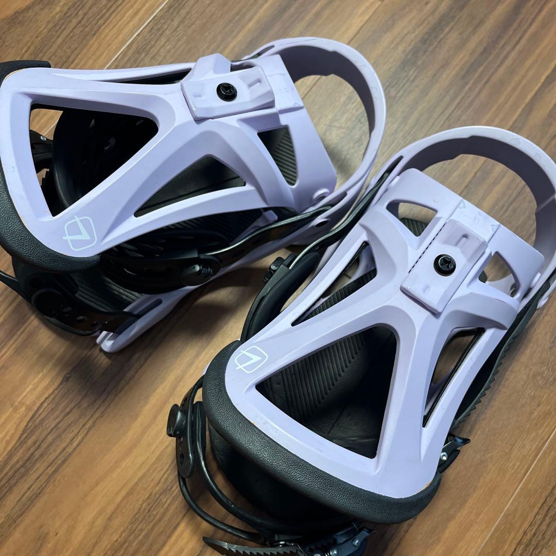 スノーボード　ビンディング　LINK パープル