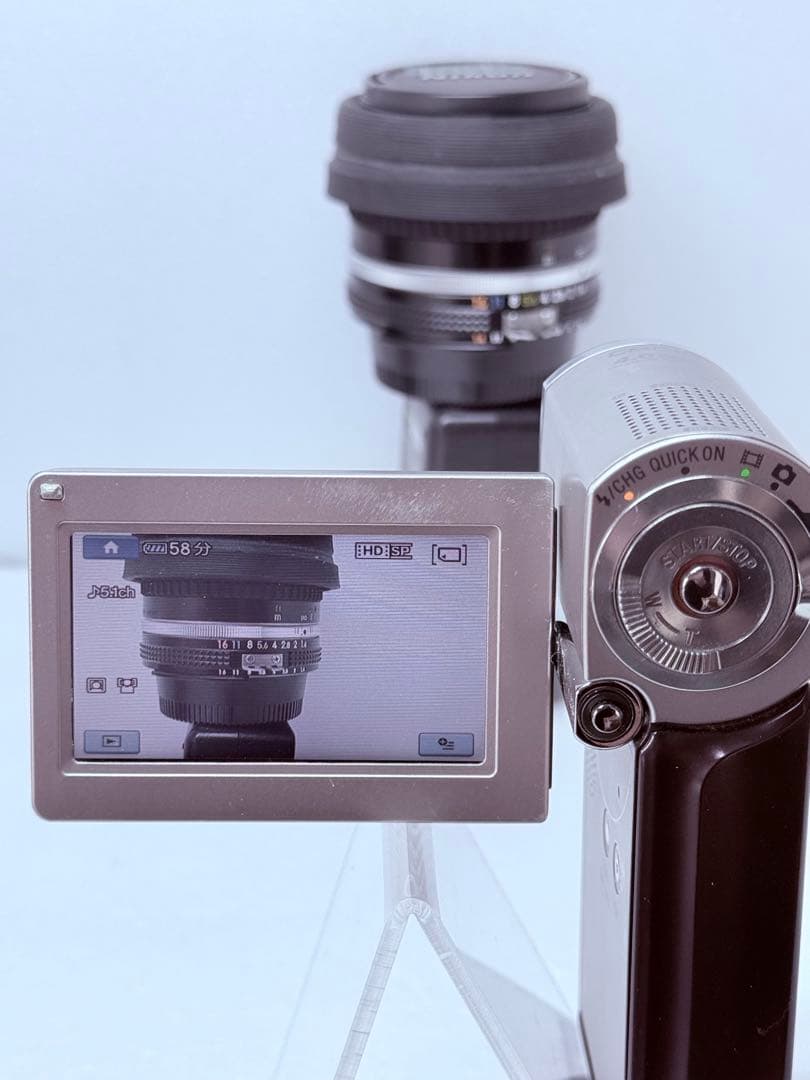 SONY HD HANDYCAM HDR-TG1 動作確認済 平成レトロ チタン