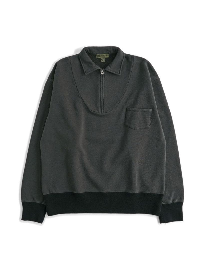 nigel cabourn ハーフジップ スウェット