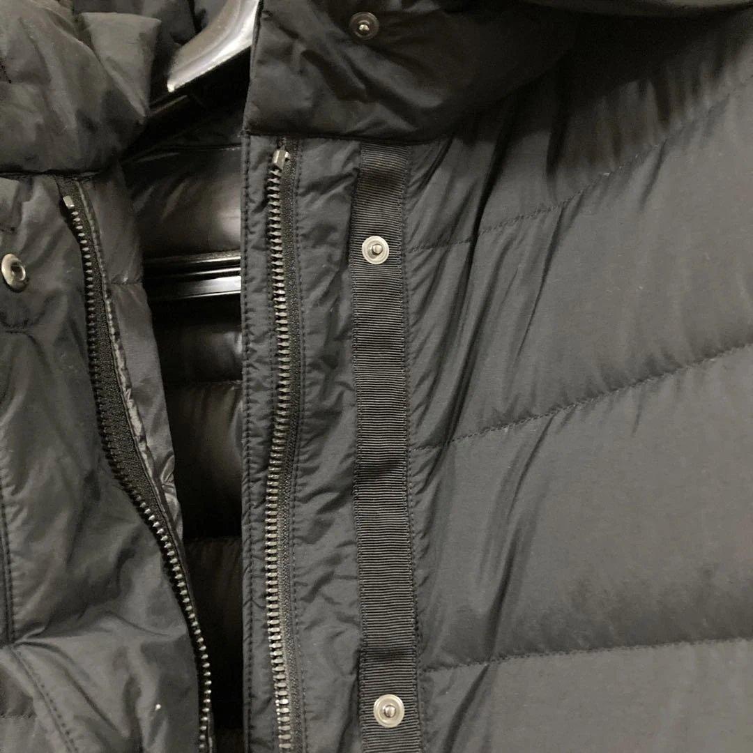 ユニクロ+Jウルトラライトダウンフーデットコート　ブラックM