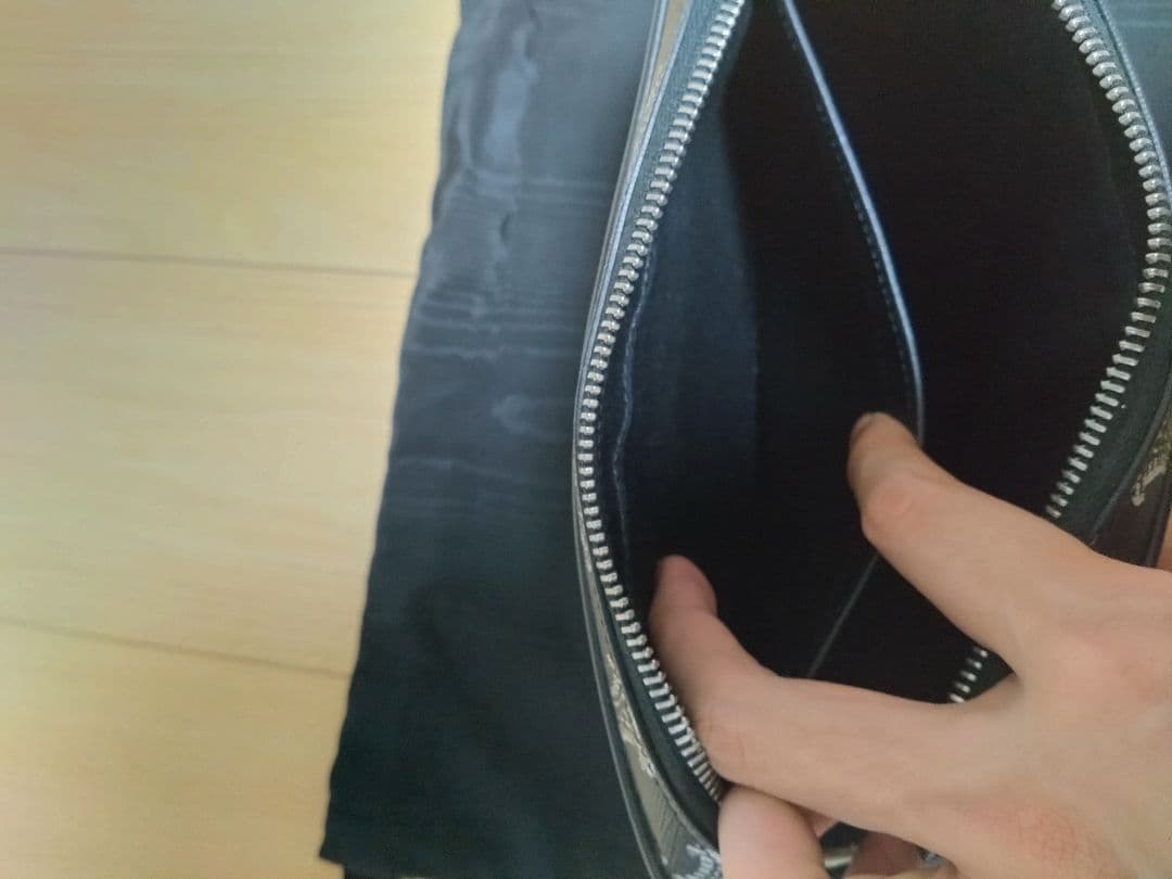 CELINE ブラックトリオンフ メッセンジャーバッグ