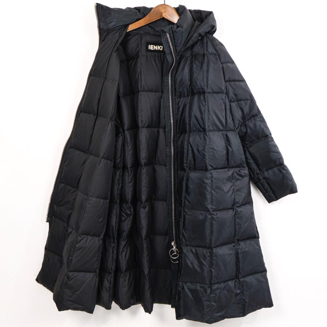 H5264-115◾️イエンキイエンキ　ダブルジップ　ダウンロングコート