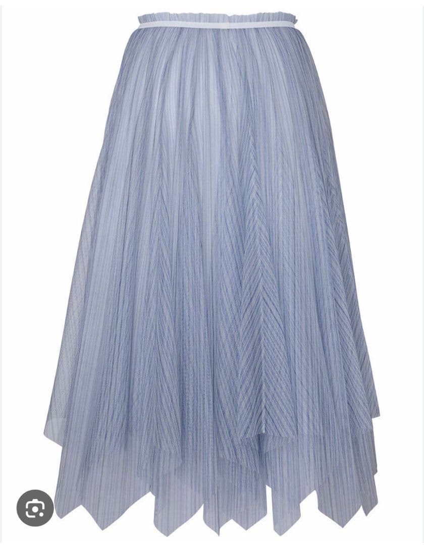 新品　Yue チュールスカート 　ストライプ