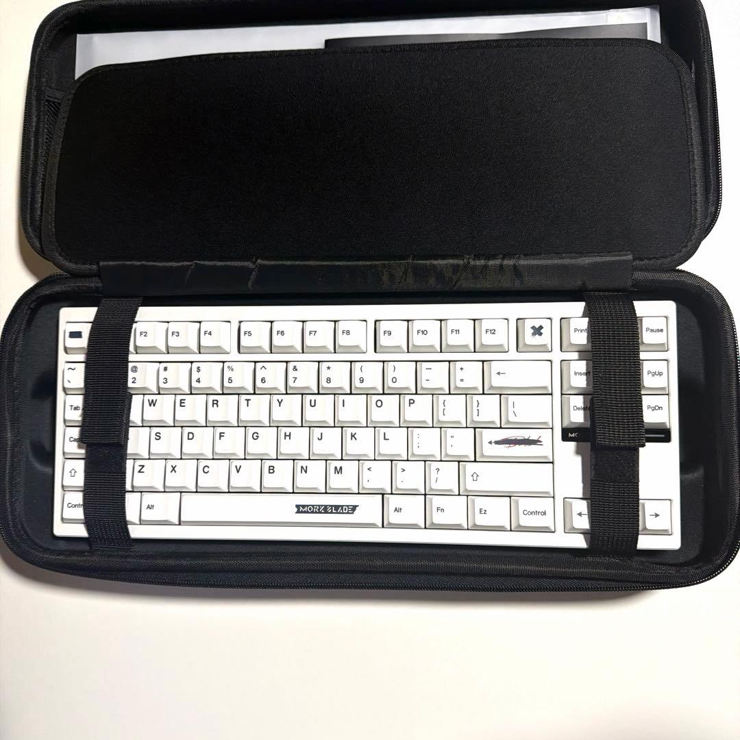 キーボード MorkBlade Bold TKL WHITE/BLACK