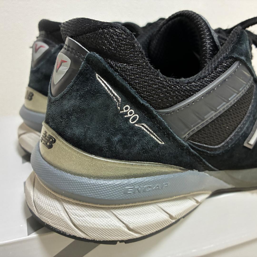 ニューバランス M990BK5 27.0 黒 990v5 USA製 専用箱