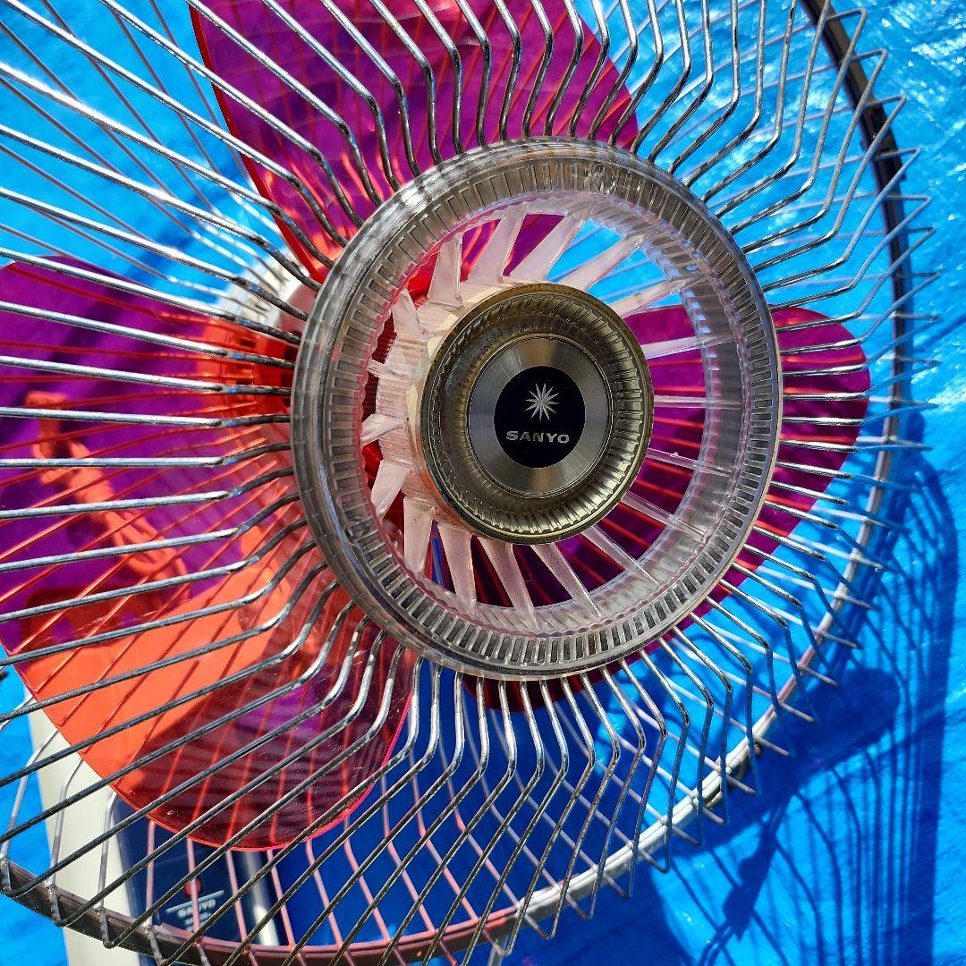 昭和レトロ　サンヨー壁掛け扇風機 【動作確認済】